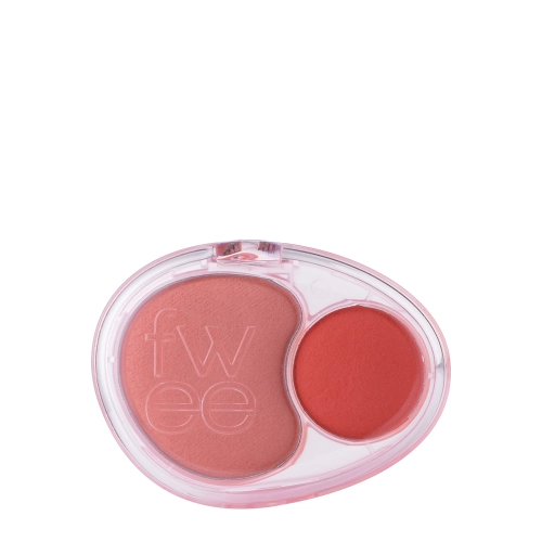 Fwee - Mellow Dual Blusher - Подвійні рум'яна для обличчя - CR02 Baby Smile - 7,2g