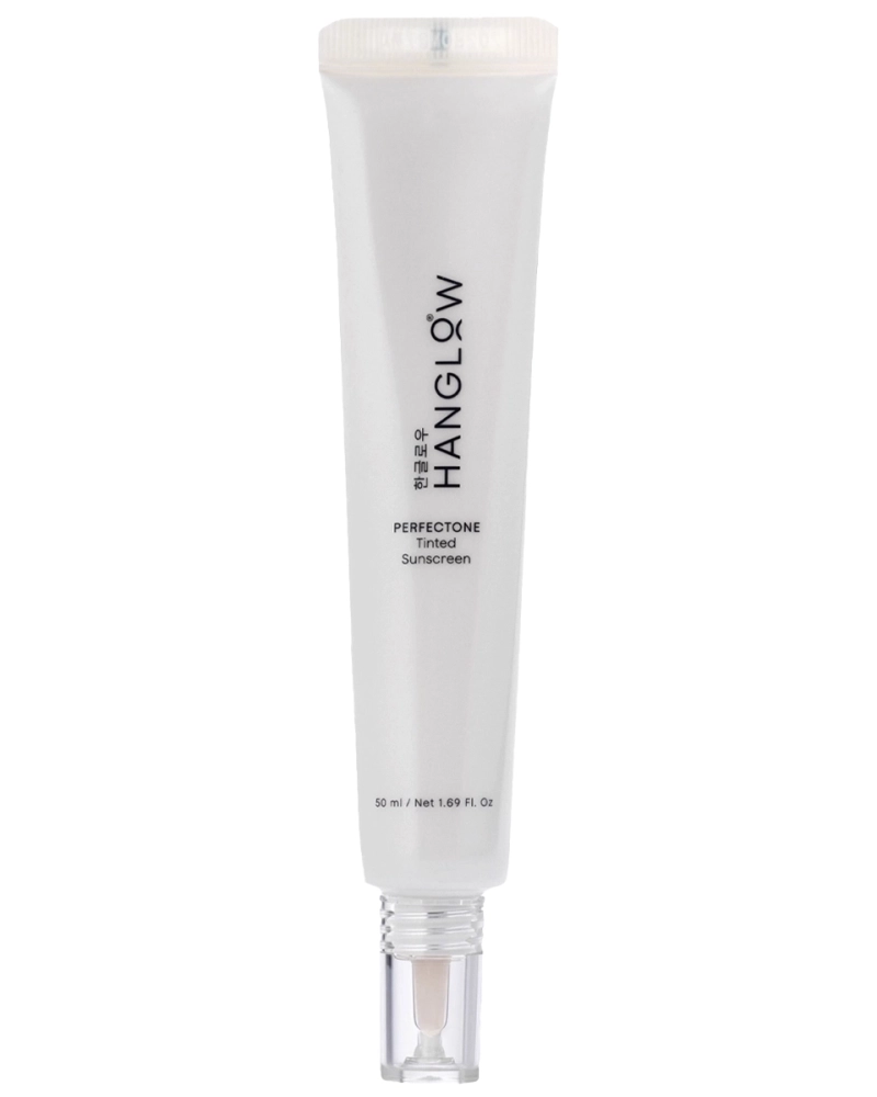 HanGlow - PerfecTone - Tinted Sunscreen SPF 50+ - Тонирующий солнцезащитный крем для лица - 02 - 50ml