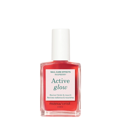 Manucurist - Active - Active Glow - Уходовый лак 2в1 - Raspberry - 15ml