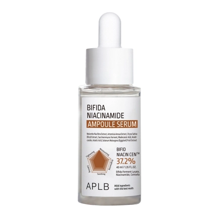 APLB - Bifida Niacinamide Ampoule Serum - Сироватка для візуального звуження пор з ніацинамідом - 40ml