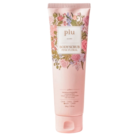 plu - Body Scrub - Пілінг для тіла - Pink Floral - 200g