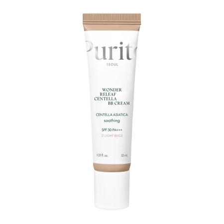 Purito Seoul - Wonder Releaf Centella BB Cream SPF 30 PA+++ - BB-крем з екстрактом центелли - #21 Light Beige - 30ml