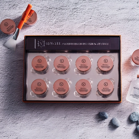 REVCELL - Premium Intensive Skin Activ Fiber Set - Укрепляющий и увлажняющий набор для лица - Нити - 8шт