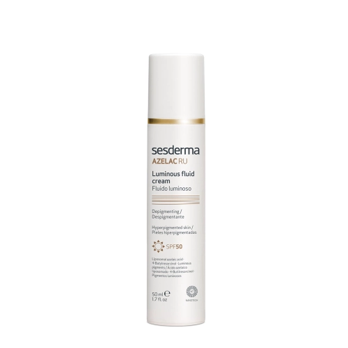 sesderma - Azelac RU Luminous Fluid Cream SPF50 - Сонцезахисна емульсія для обличчя - 50ml