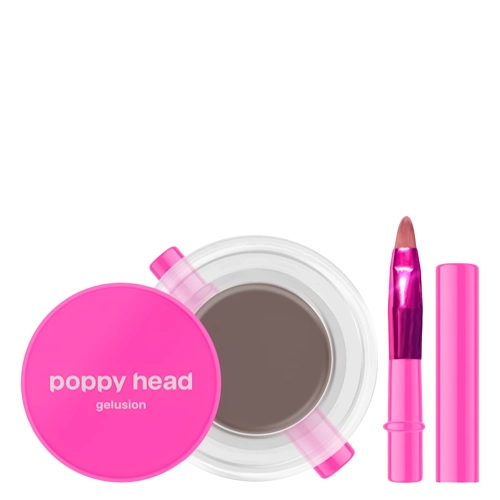 Poppy Head - Gelusion - Гелева підводка для очей з пензликом - 02 Cafusion - 5g
