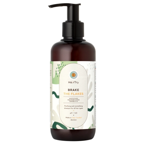 HairTry - Brake the flakes - Нормалізуючий шампунь із саліциловою кислотою - 250ml