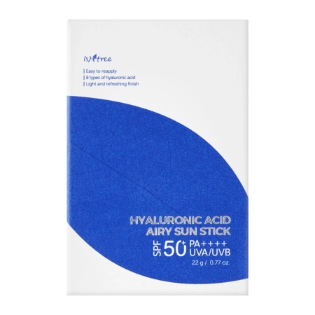 Isntree - Hyaluronic Acid Airy Sun Stick SPF 50+ PA ++++ - Солнцезащитный крем в стике с гиалуроновой кислотой - 22g