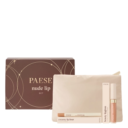 Paese - Праздничный набор - Nude Lip Set
