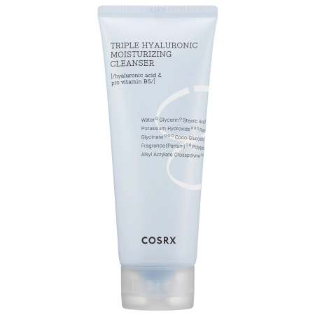 Cosrx - Пінка для вмивання з гіалуроновою кислотою - Hydrium Triple Hyaluronic Moisture Cleanser - 150ml