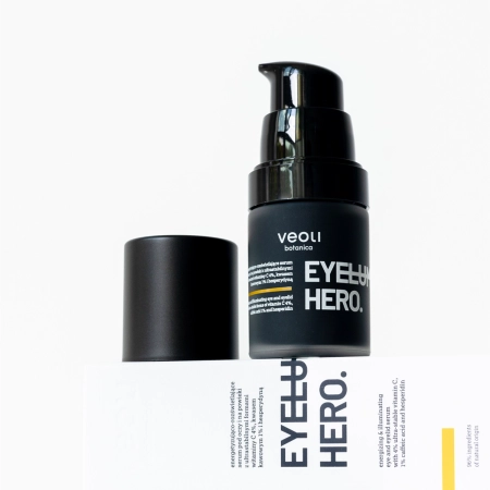Veoli Botanica - Eyeluminate Hero - Сироватка для сяйва шкіри навколо очей з ультрастабільними формами вітаміну С - 15ml