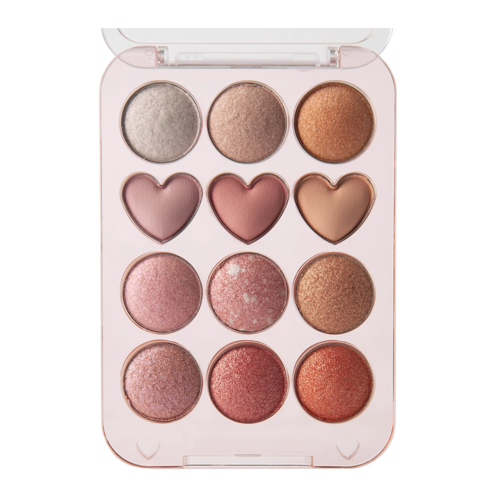 Colorgram - Pin Point Eyeshadow Palette - Палітра тіней для повік - 04 Bright + Cool - 9,9g