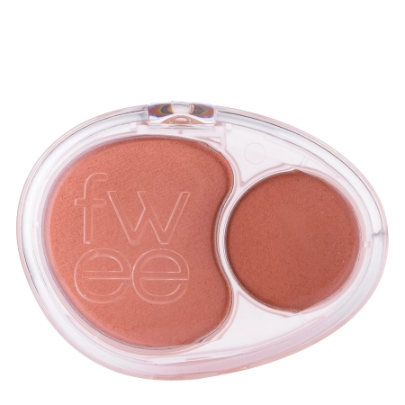 Fwee - Mellow Dual Blusher - Подвійні рум'яна для обличчя - ND01 Lazy Tempo - 7,2g