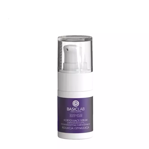 Basiclab - Редукция и Стимуляция - Корректирующая сыворотка с ретиналем 0,07%, фитосфингозином и карнозином 2.0 - 15ml