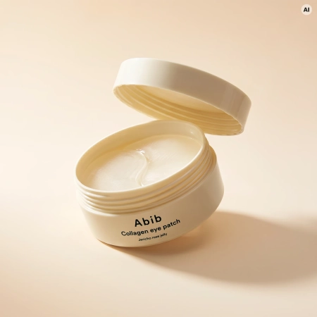 Abib - Collagen Eye Patch Jericho Rose Jelly - Зволожувальні патчі під очі - 60шт.
