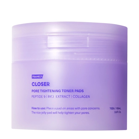 Frankly - Closer Toner Pads - Педи для звуження пор - 70шт.