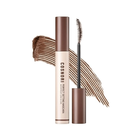 Cosnori - Perfect Setting Mascara Waterproof Long & Curl - Тушь для удлинения и объема ресниц - Водостойкая - 02 Cozy Brown - 7ml