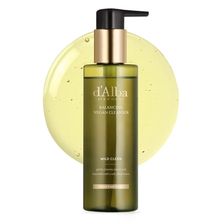 d'Alba - Mild Skin Balancing Vegan Cleanser - Зволожувальний і заспокійливий гель для вмивання обличчя - 200ml