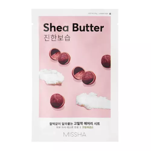 Missha - Airy Fit Sheet Mask - Shea Butter - Питательная тканевая маска с маслом ши - 19g
