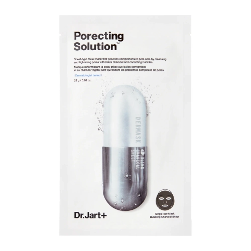 Dr.Jart+ - Шипучая тканевая маска для очищения пор - Dermask Ultra Jet Porecting Solution - 28g