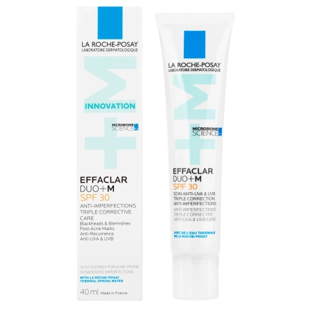 La Roche-Posay - Effaclar Duo+ SPF30 - Крем проти недоліків шкіри з SPF30 - 40ml