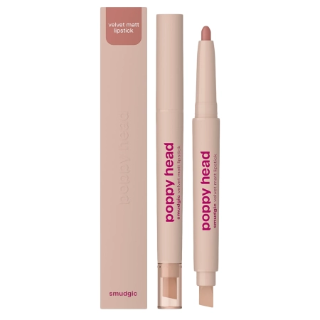 Poppy Head - Smudgic Velvet Matt Lipstick - Матова помада-олівець - 05 Soft Enchant - 0,85g