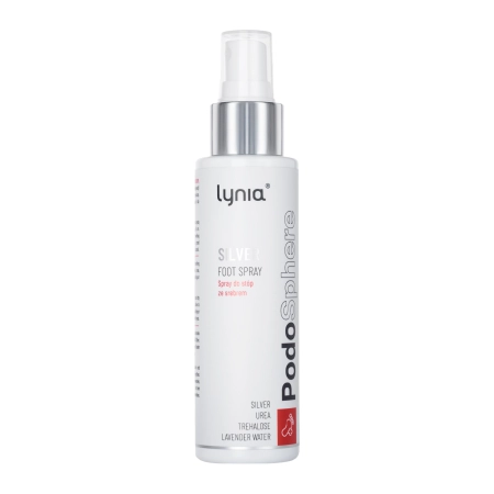 Lynia - PodoSphere - Silver Foot Spray - Спрей для стоп с серебром, трегалозой и мочевиной - 100ml
