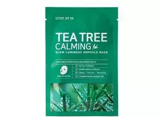 Some By Mi - Tea Tree Calming - Glow Luminous Ampoule Mask - Успокаивающая маска с экстрактом чайного дерева - 25g