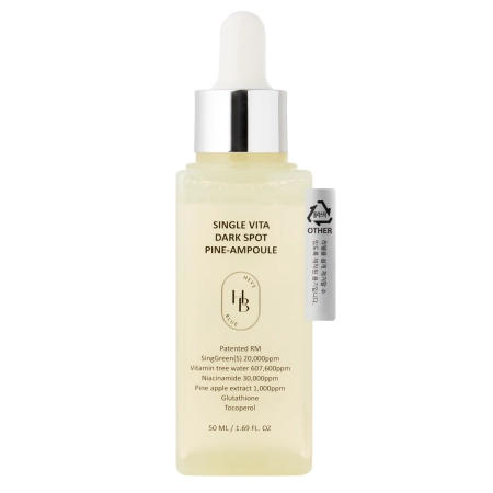 HEVEBLUE - Single Vita Dark Spot Pine-Ampoule - Ампула для зменшення пігментації - 50ml