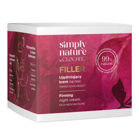 Clochee - Simply Nature Filler - Зміцнювальний нічний крем - 50ml
