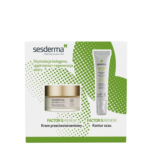 sesderma - Factor G Set - Набор регенерирующих и укрепляющих средств - крем для лица + крем под глаза - 50ml+15ml