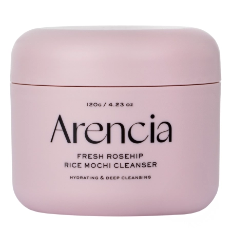 Arencia - Fresh Rosehip Rice Mochi Cleanser - Заспокійлива паста для вмивання обличчя - 120g