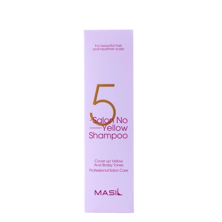 Masil - 5 Salon No Yellow Shampoo - Тонуючий шампунь для фарбованого волосся - 300ml