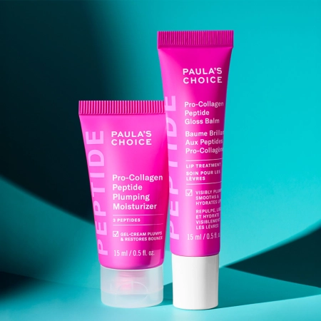 Paula's Choice - Plumping Headliners - Набір засобів для обличчя та губ з пептидами - 15ml + 15ml