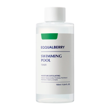 EQQUALBERRY - Swimming Pool Daily Facial Toner - Зволожувально-відлущувальний тонік для обличчя - 155ml