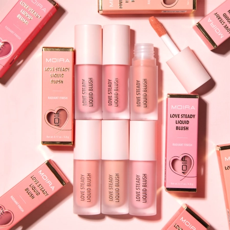 Moira - Love Steady Liquid Blush - Кремові рум'яна - 006 Idealy - 4,8g