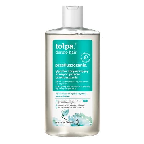 Tołpa - Dermo Hair - Глибоко очищувальний шампунь для зменшення жирності - 250ml