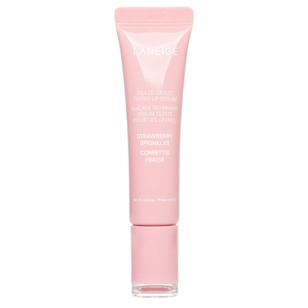 Laneige - Glaze Craze Tinted Lip Serum - Тонирующая сыворотка для губ - Strawberry Sprinkles - 12g