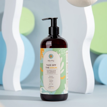 HairTry - Take Off The Sebum - Очищувальний шампунь - 500ml 
