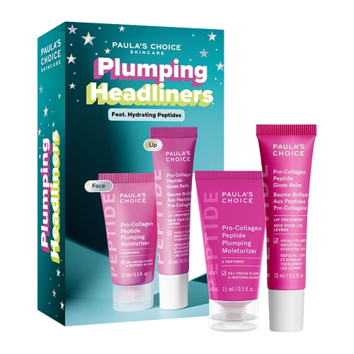 Paula's Choice - Plumping Headliners - Набор средств для лица и губ с пептидами - 15ml + 15ml