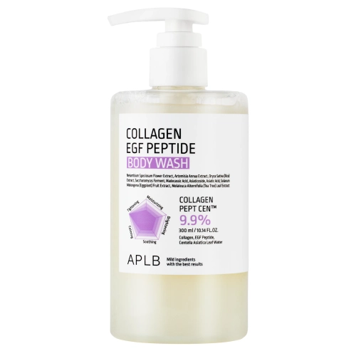 APLB - Collagen EGF Peptide Body Wash - Увлажняющий и укрепляющий гель для душа - 300ml