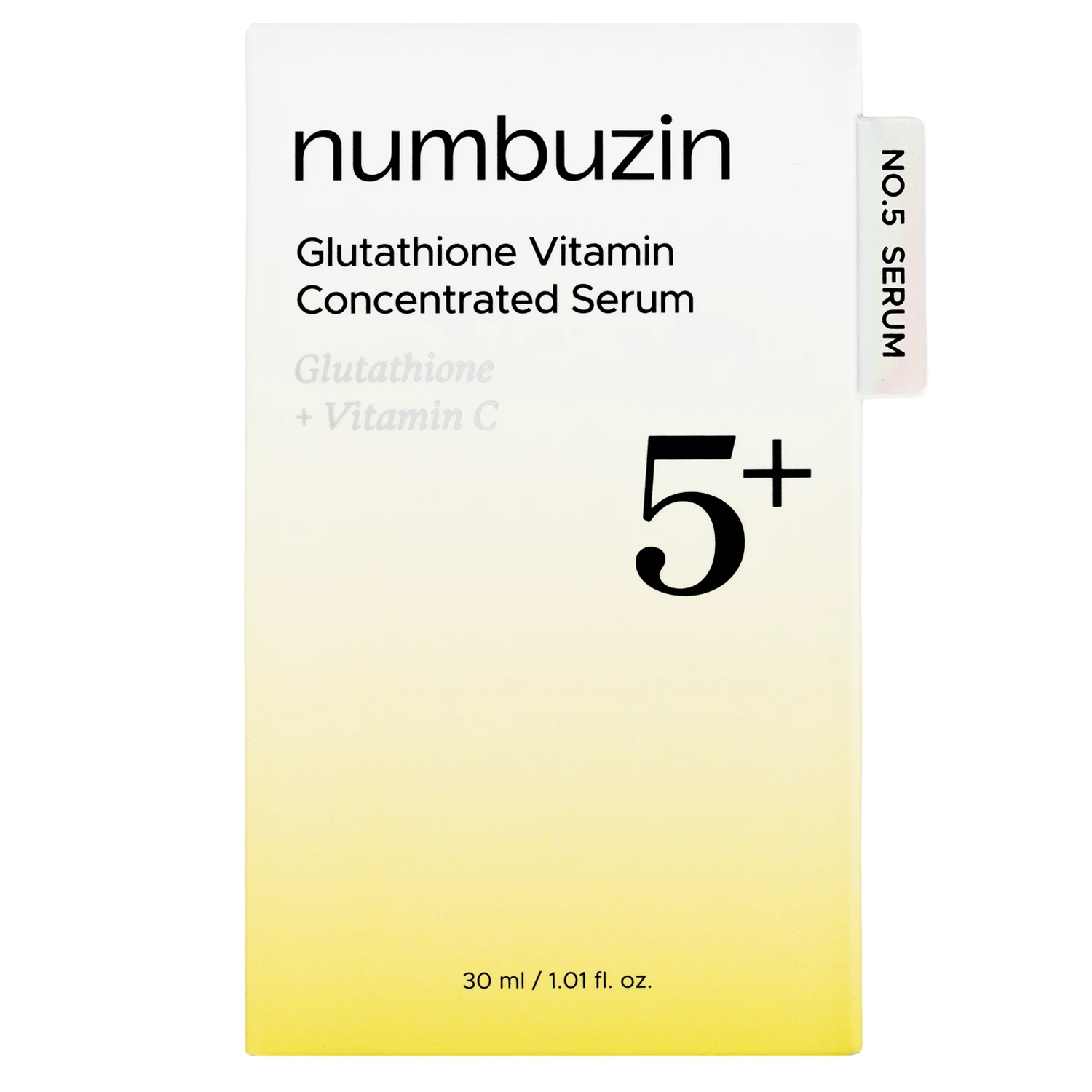 Numbuzin - No.5 Vitamin Concentrated Serum - Освітлююча вітамінна