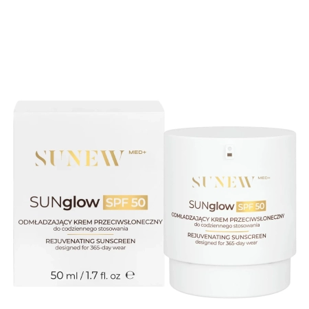 SunewMed+ - SUNglow SPF50 - Омолаживающий солнцезащитный крем для лица - 50ml
