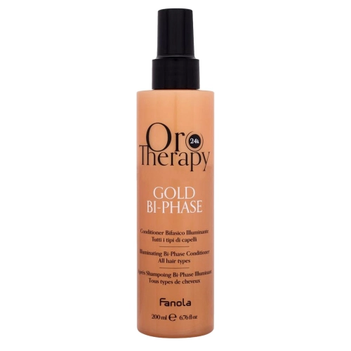 Fanola - Oro Therapy Gold Bi-phase - Двухфазный кондиционер для тусклых волос - 200ml