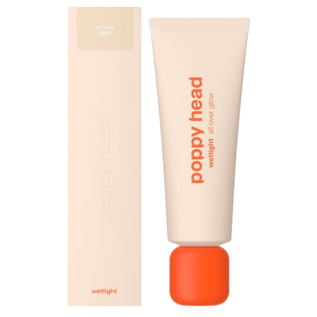 Poppy Head - Wetlight All Over Glow - Жидкий хайлайтер для лица и тела - 01 Glowsecco - 50ml