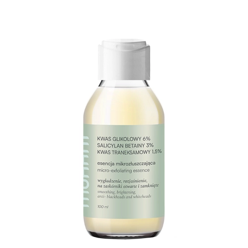 Mohani - Осветляющая микрoотшелушивающая эссенция для сужения пор - 100ml
