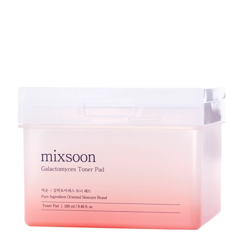 Mixsoon - Galactomyces Toner Pad - Осветляющие пэды для лица с ферментами - 60шт.