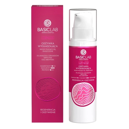 BasicLab - Capillus - Разглаживающий кондиционер для волос - 250ml