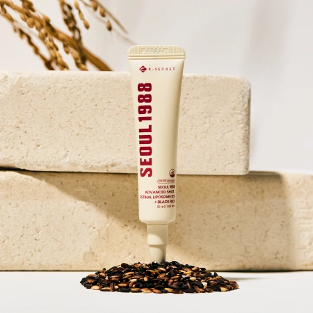 K-SECRET - SEOUL 1988 Advanced Shot : Retinal Liposome 12% + Black Rice - Сыворотка с ретиналем против морщин - 15ml