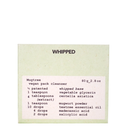 WHIPPED - Vegan Pack Cleanser Mugtree - Успокаивающая маска для умывания лица - 120ml