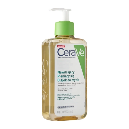 CeraVe - Hydrating Foaming Oil Cleanser - Зволожувальна олія для очищення обличчя і тіла - 236ml